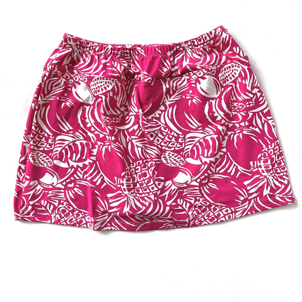 B Skinz Tennis/Golf Pink and White Patterned Skort  S